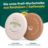 CoffeeBean - nachhaltige Frisbee-Scheibe aus Kaffeesatz & recyceltem Kunststoff – 175g
